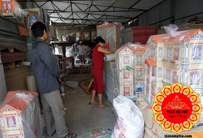 Vàng mã Bắc Ninh mua buôn nhà lầu