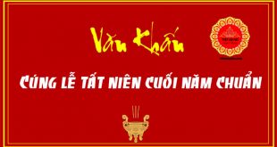 Bài văn cúng tất niên cuối năm linh thiêng nhất