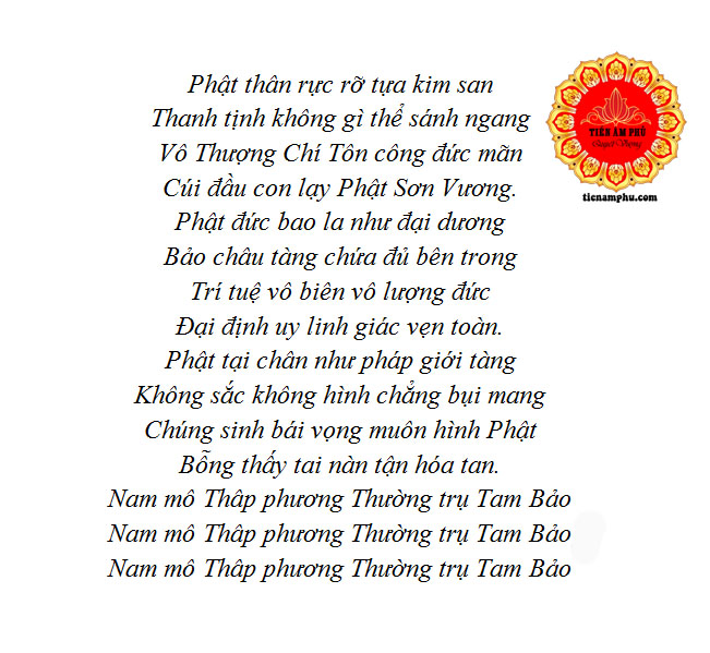 Văn cúng rằm tháng giêng tại Chùa