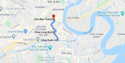 cách đi đến Chùa Long Bửu