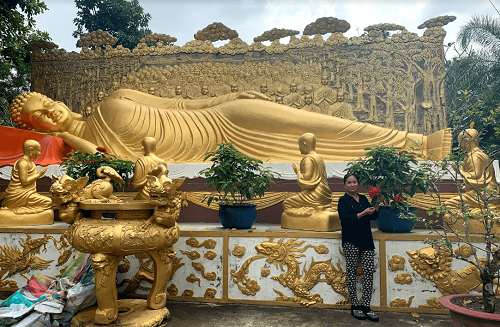 tượng phật nằm chùa Phước Tường